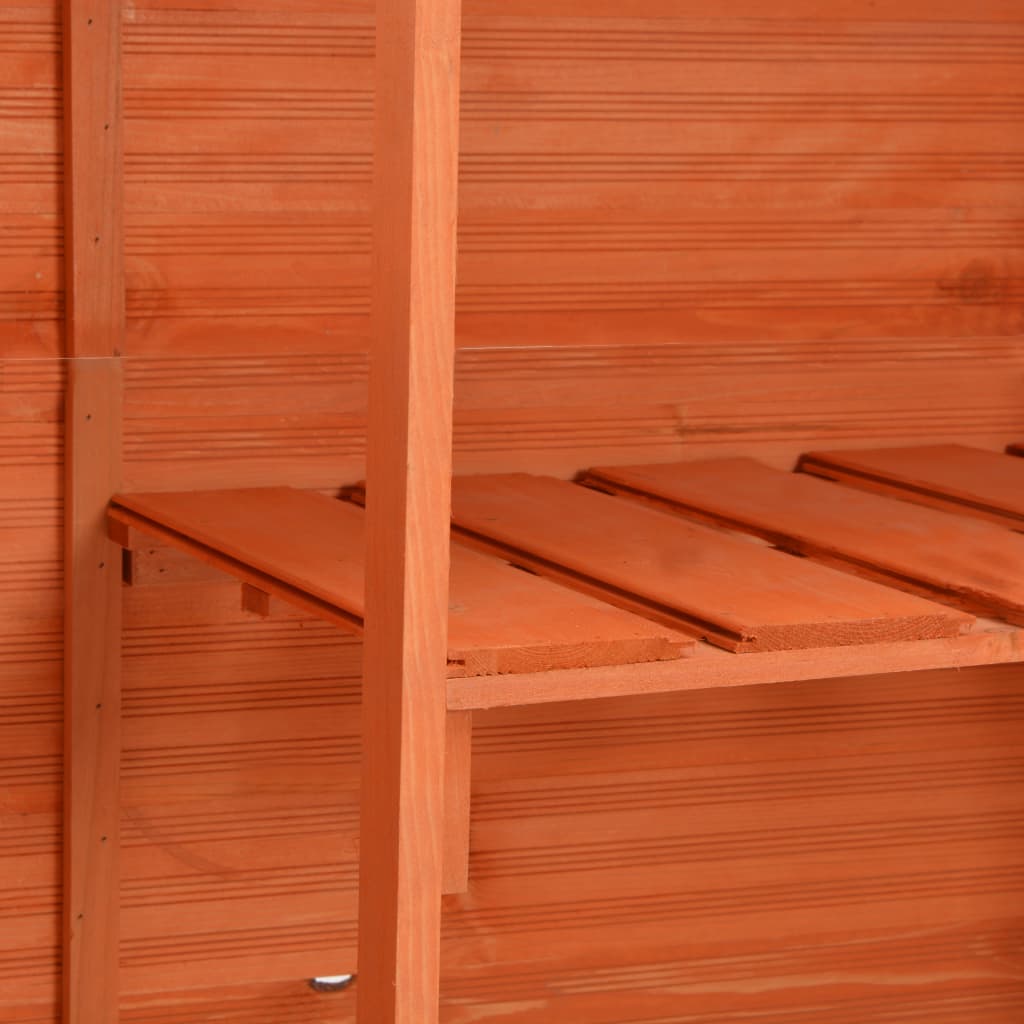 Garten-Geräteschuppen 120x50x91 cm Holz