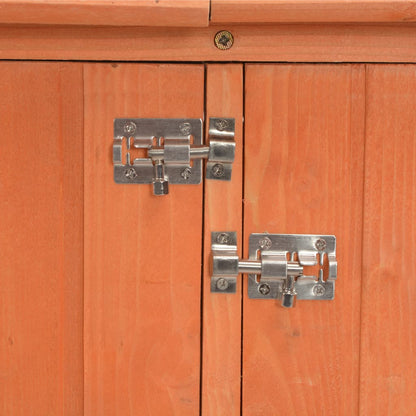 Garten-Geräteschuppen 120x50x91 cm Holz
