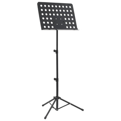 Notenständer Schwarz Stahl