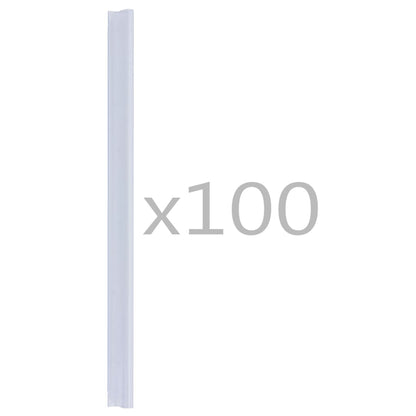 Clips für Sichtschutzstreifen 100 Stk. PVC Transparent