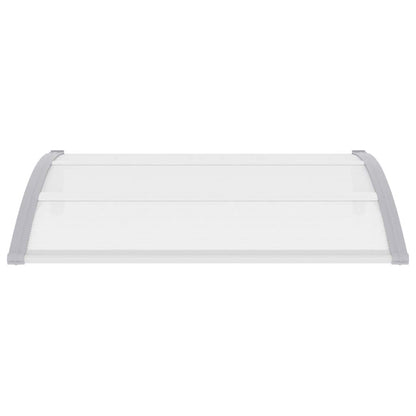 Türvordach Grau 120x100 cm PC