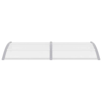 Türvordach Grau 200x100 cm PC