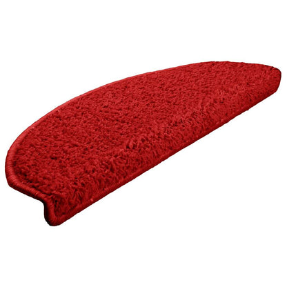Stufenmatten 15 Stk. 65x21x4 cm Rot Halbrund Groß