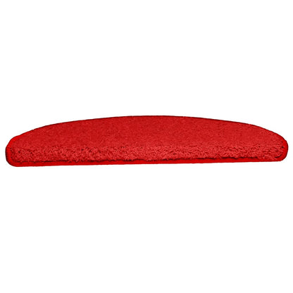 Stufenmatten 15 Stk. 65x21x4 cm Rot Halbrund Groß