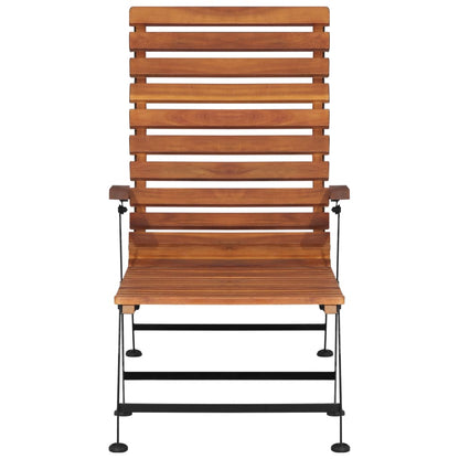 Outdoor Liegestuhl Akazienholz Massiv