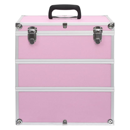 Kosmetikkoffer 37x24x40 cm Rosa Aluminium