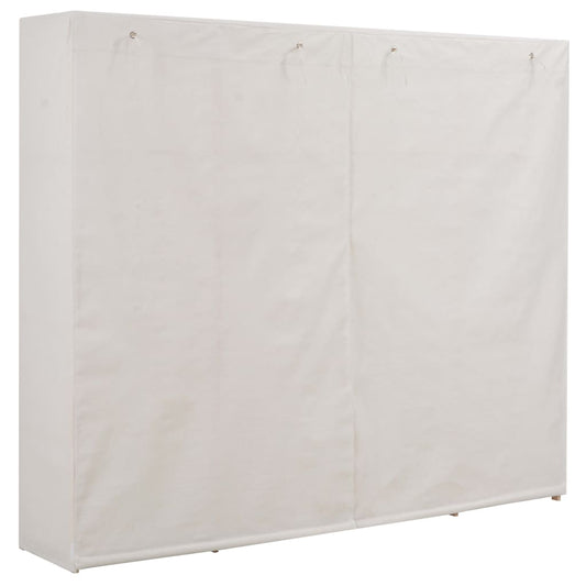 Kleiderschrank Weiß 200 x 40 x 170 cm Stoff