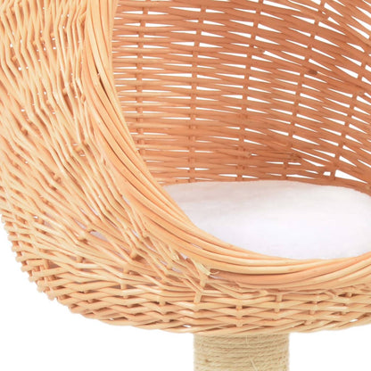 Kattekradsestolpe Sisal Naturpiletræ