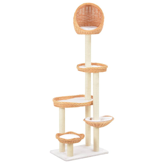 Kattekradsestolpe Sisal Naturpiletræ