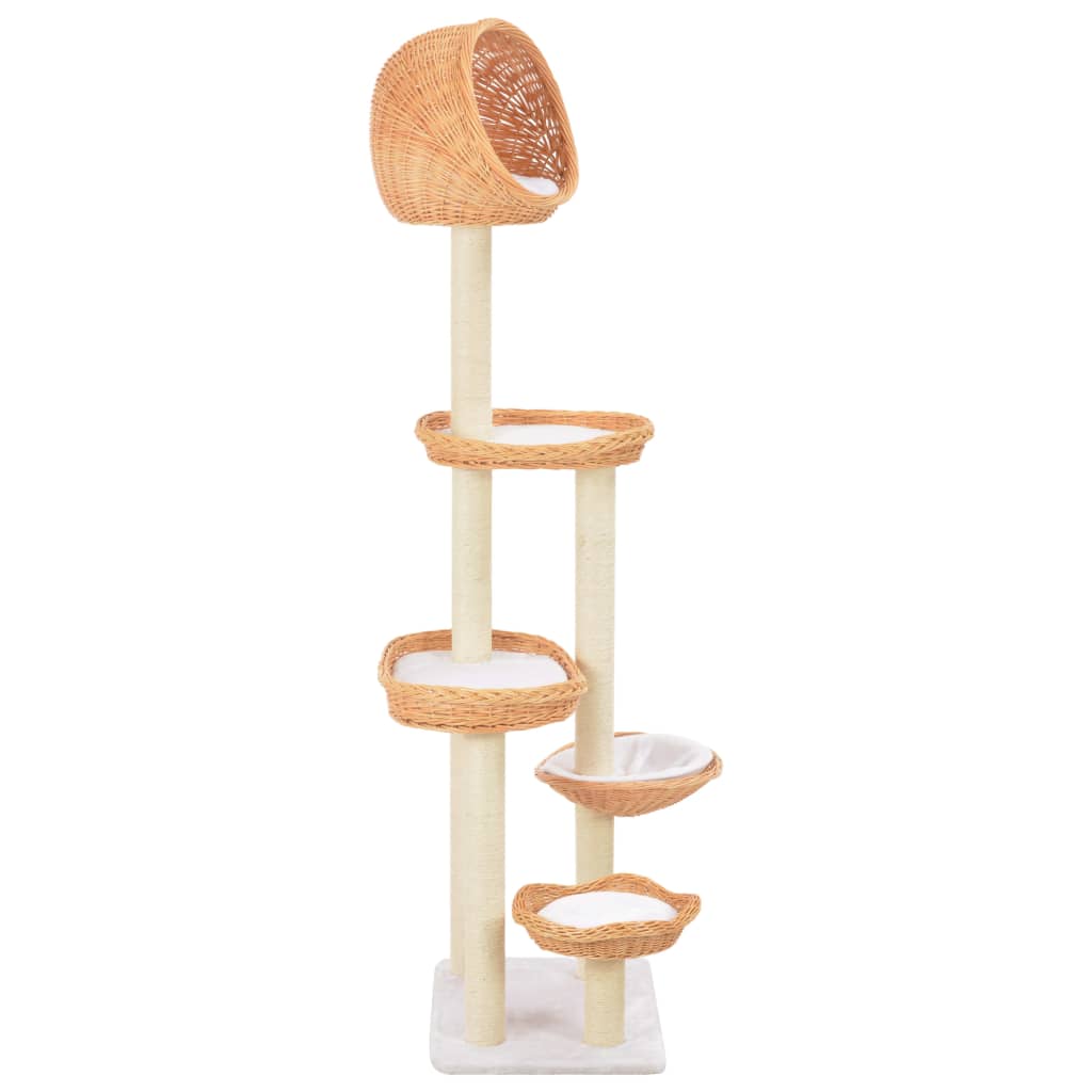 Kattekradsestolpe Sisal Naturpiletræ