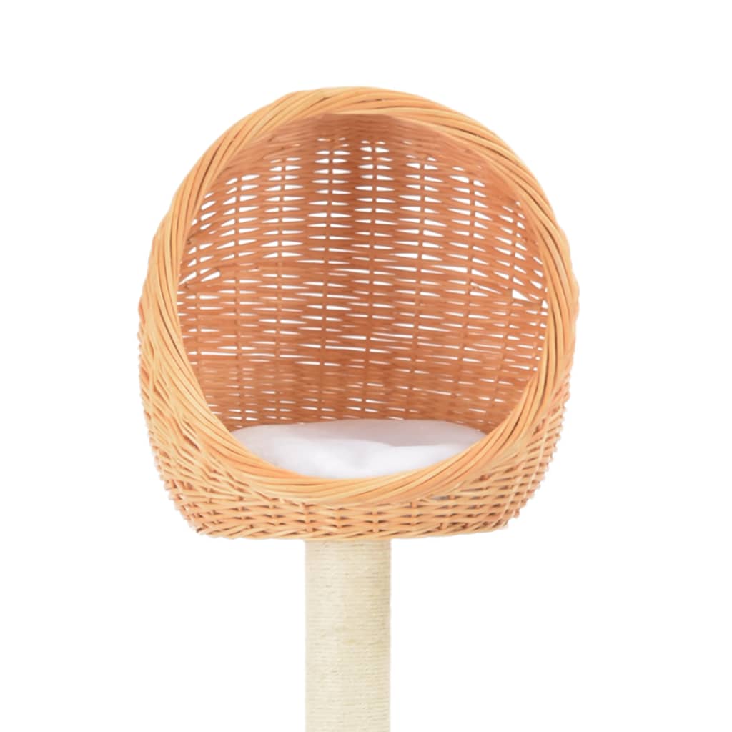 Kattekradsestolpe Sisal Naturpiletræ