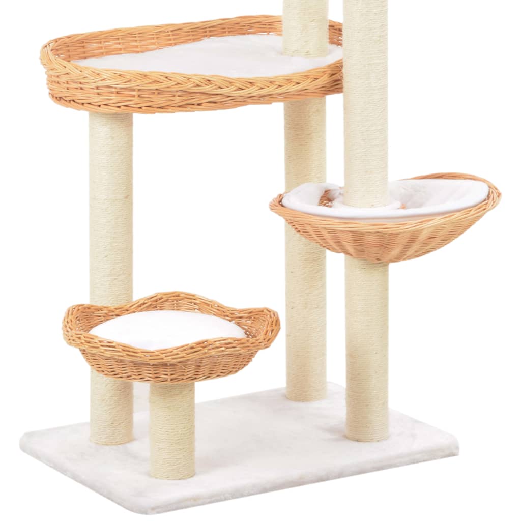 Kattekradsestolpe Sisal Naturpiletræ