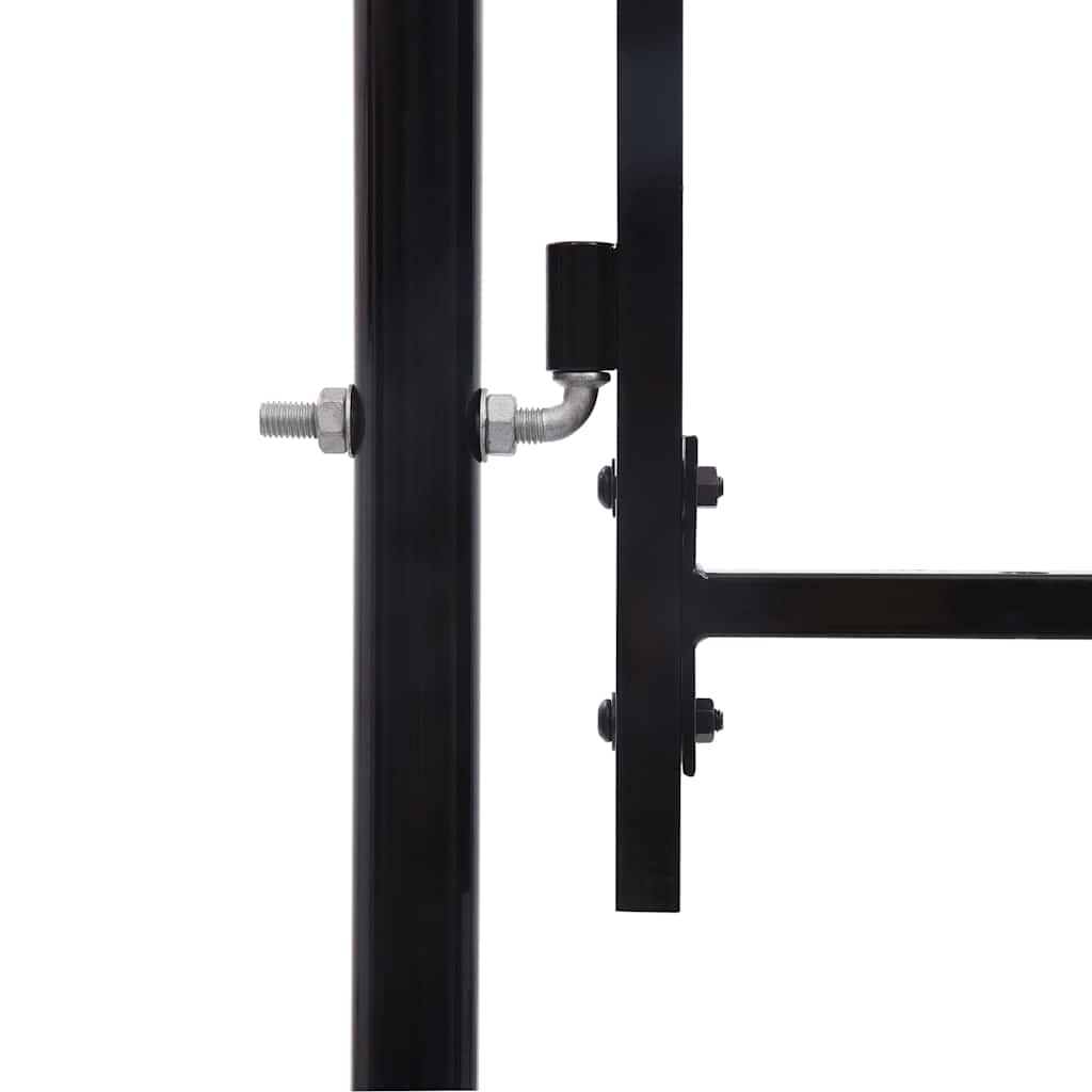 Gartentor mit gewölbtem Oberteil 200 x 400 cm Stahl