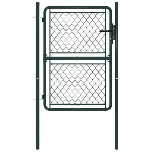 Gartentor Stahl 100×150 cm Grün