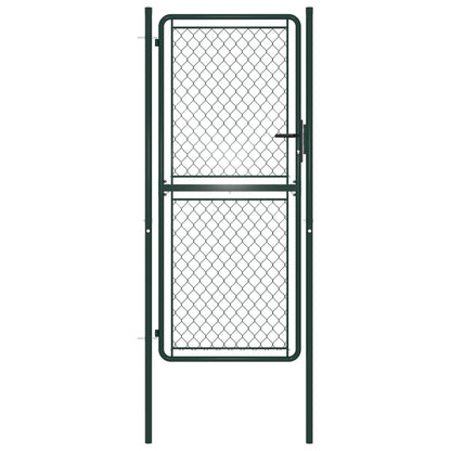 Gartentor Stahl 100×175 cm Grün