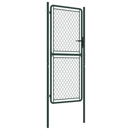 Gartentor Stahl 100×175 cm Grün