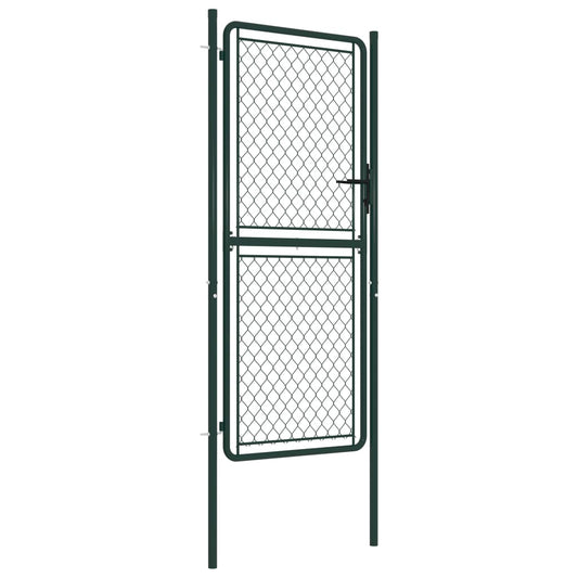 Gartentor Stahl 100×175 cm Grün