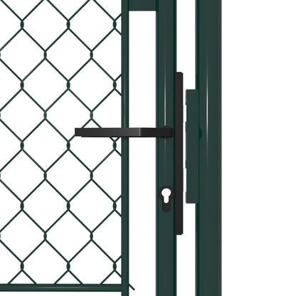 Gartentor Stahl 100×175 cm Grün