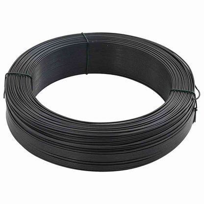 Zaun-Bindedraht 250 m 1,6/2,5 mm Stahl Anthrazit
