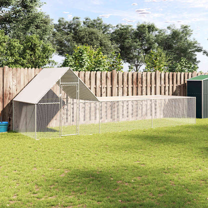 Hühnerstall 6x2x2 m Verzinkter Stahl