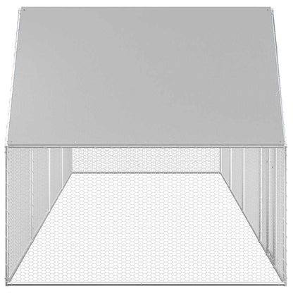 Hühnerstall 8x2x2 m Verzinkter Stahl