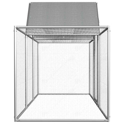 Hühnerstall 3x1x1,5 m Verzinkter Stahl