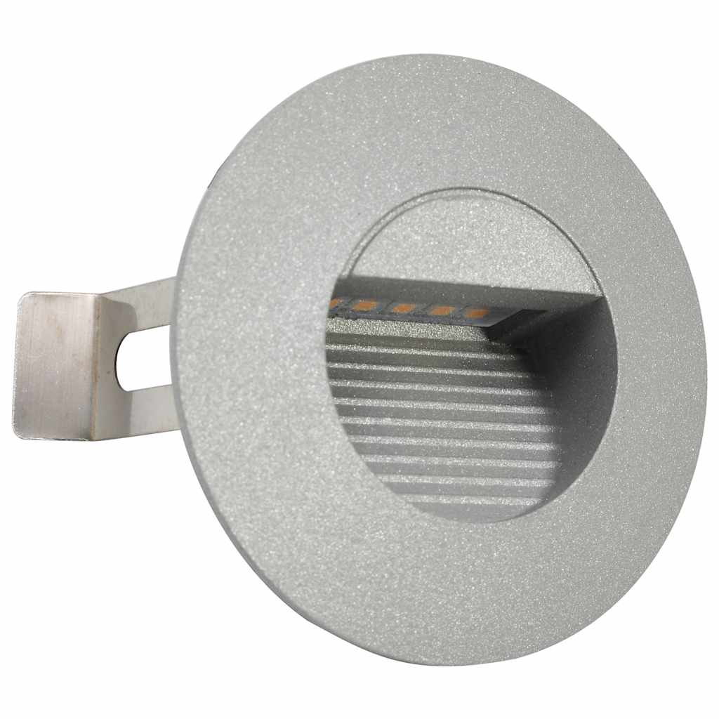 Außenwandleuchten 6 Stk. LED 5 W Silbern Rund