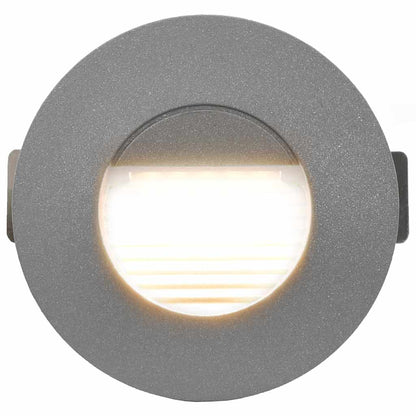 Außenwandleuchten 6 Stk. LED 5 W Silbern Rund