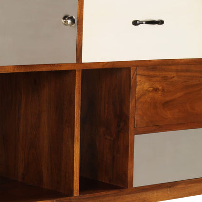 Sideboard 115x35x86 cm Massivholz Akazie