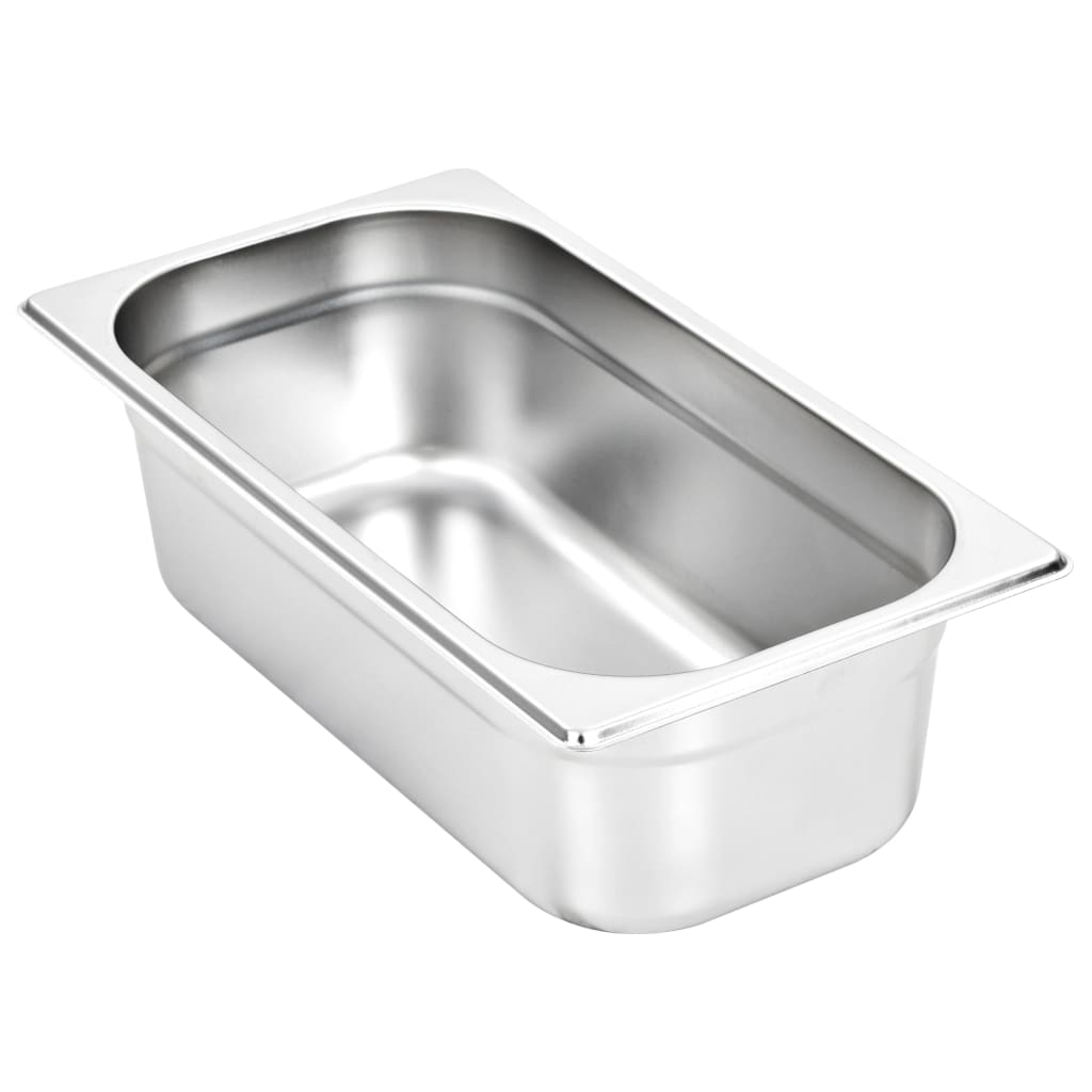 Gastronormbehälter 8 Stk. GN 1/3 100 mm Edelstahl