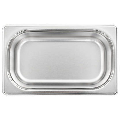 Gastronormbehälter 8 Stk. GN 1/4 65 mm Edelstahl