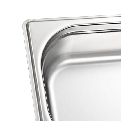 Gastronormbehälter 8 Stk. GN 1/4 65 mm Edelstahl