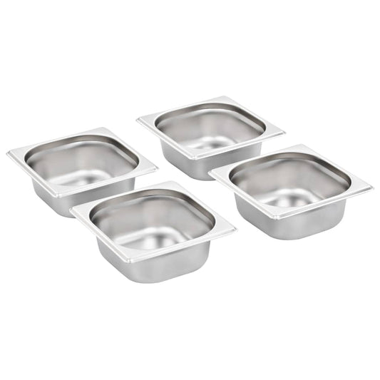 Gastronormbehälter 12 Stk. GN 1/6 65 mm Edelstahl