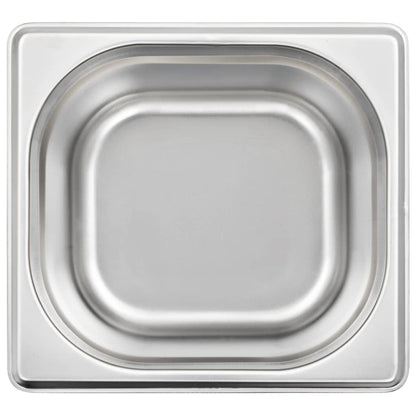 Gastronormbehälter 12 Stk. GN 1/6 100 mm Edelstahl