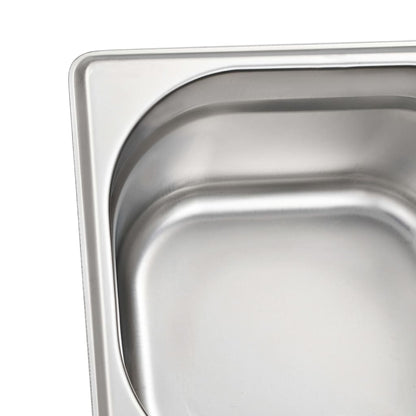 Gastronormbehälter 12 Stk. GN 1/6 100 mm Edelstahl