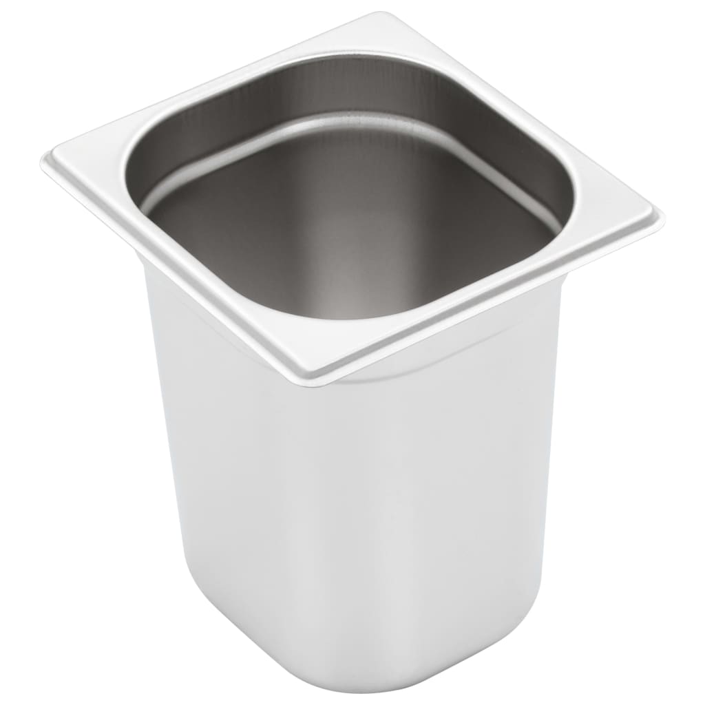 Gastronormbehälter 8 Stk. GN 1/6 200 mm Edelstahl