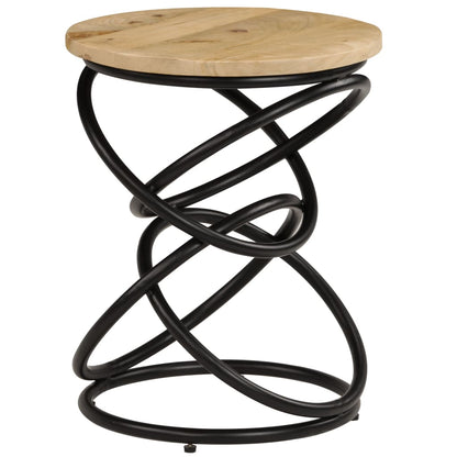 Sidebord mango massivt træ 40×50 cm