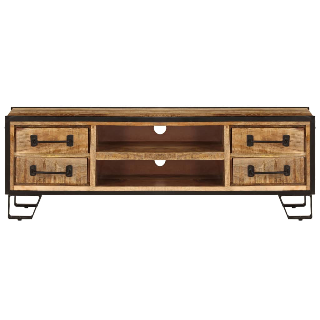 TV-Schrank mit Schubladen 120x30x40 cm Massivholz Mango