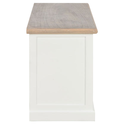 TV-Schrank Weiß 90x30x40 cm Holz