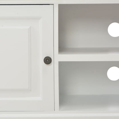 TV-Schrank Weiß 90x30x40 cm Holz