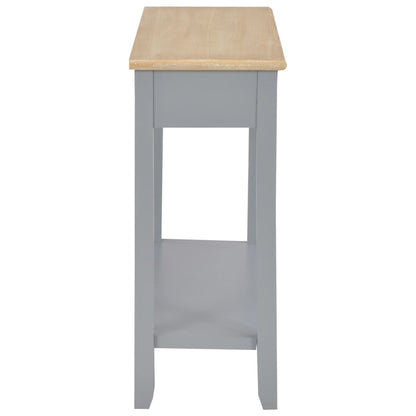 Konsolentisch Grau 110 x 35 x 80 cm Holz