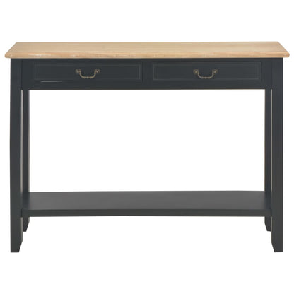 Konsolentisch Schwarz 110 x 35 x 80 cm Holz