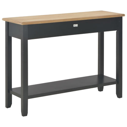 Konsolentisch Schwarz 110 x 35 x 80 cm Holz