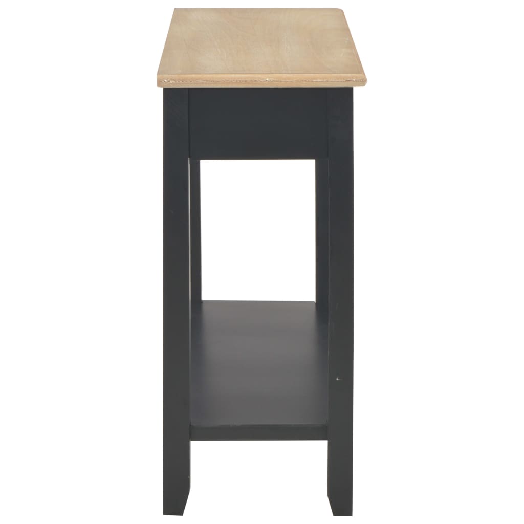 Konsolentisch Schwarz 110 x 35 x 80 cm Holz