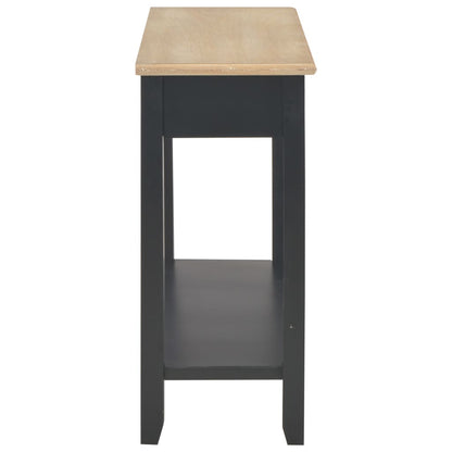 Konsolentisch Schwarz 110 x 35 x 80 cm Holz