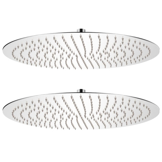Regenduschköpfe 2 Stk. Edelstahl Ø 50 cm