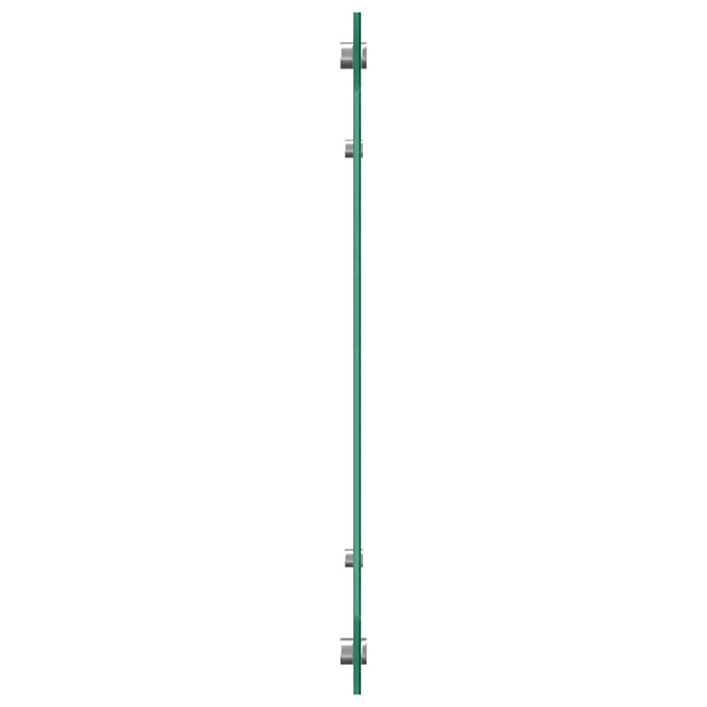 Küchenrückwand Weiß 80x60 cm Hartglas