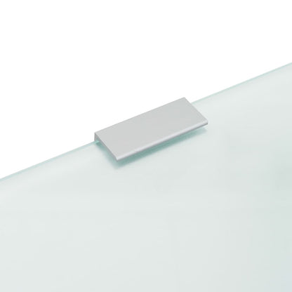Urinal skillevægsbeslag 90 x 40 cm hærdet glas