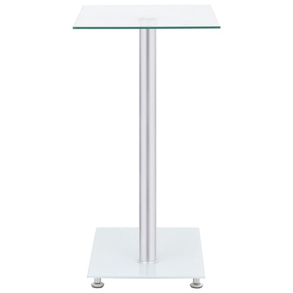 Sidebord U-form Transparent 45x30x58 cm Hærdet glas