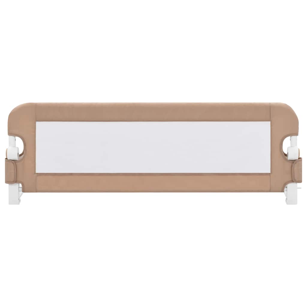 Kleinkind-Bettschutzgitter Taupe 120x42 cm Polyester